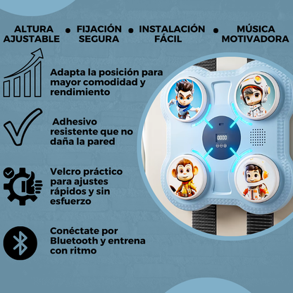 Máquina de Boxeo Inteligente Infantil + Guante