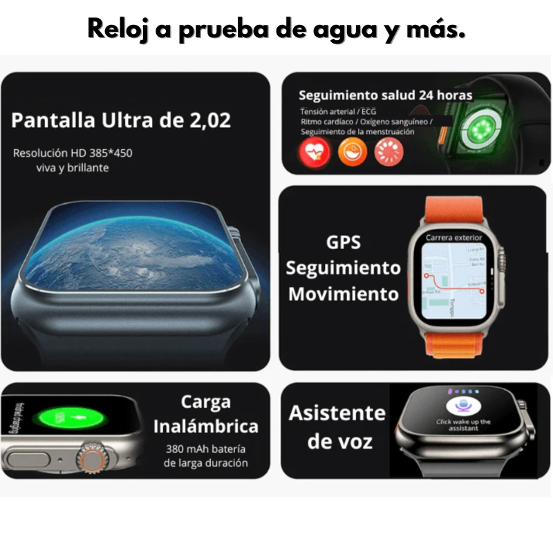 SmartWatch ULTRA™ + Auriculares Inalámbricos PRO 2ª generación