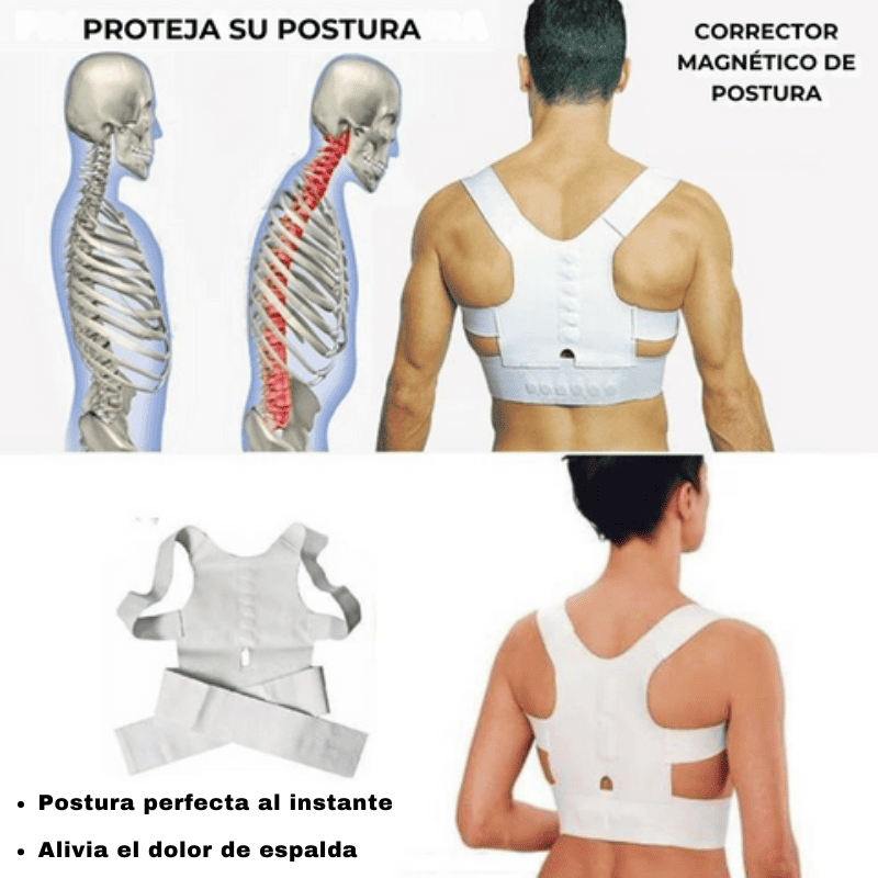 Corrector Postural Magnético Ajustable