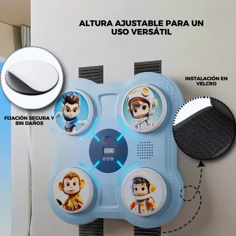 Máquina de Boxeo Inteligente Infantil + Guante