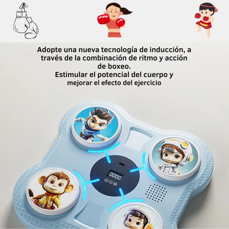 Máquina de Boxeo Inteligente Infantil + Guante